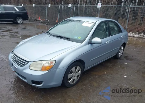 2008 Kia Spectra Ex z USA, uszkodzony, nr VIN KNAFE121385501323